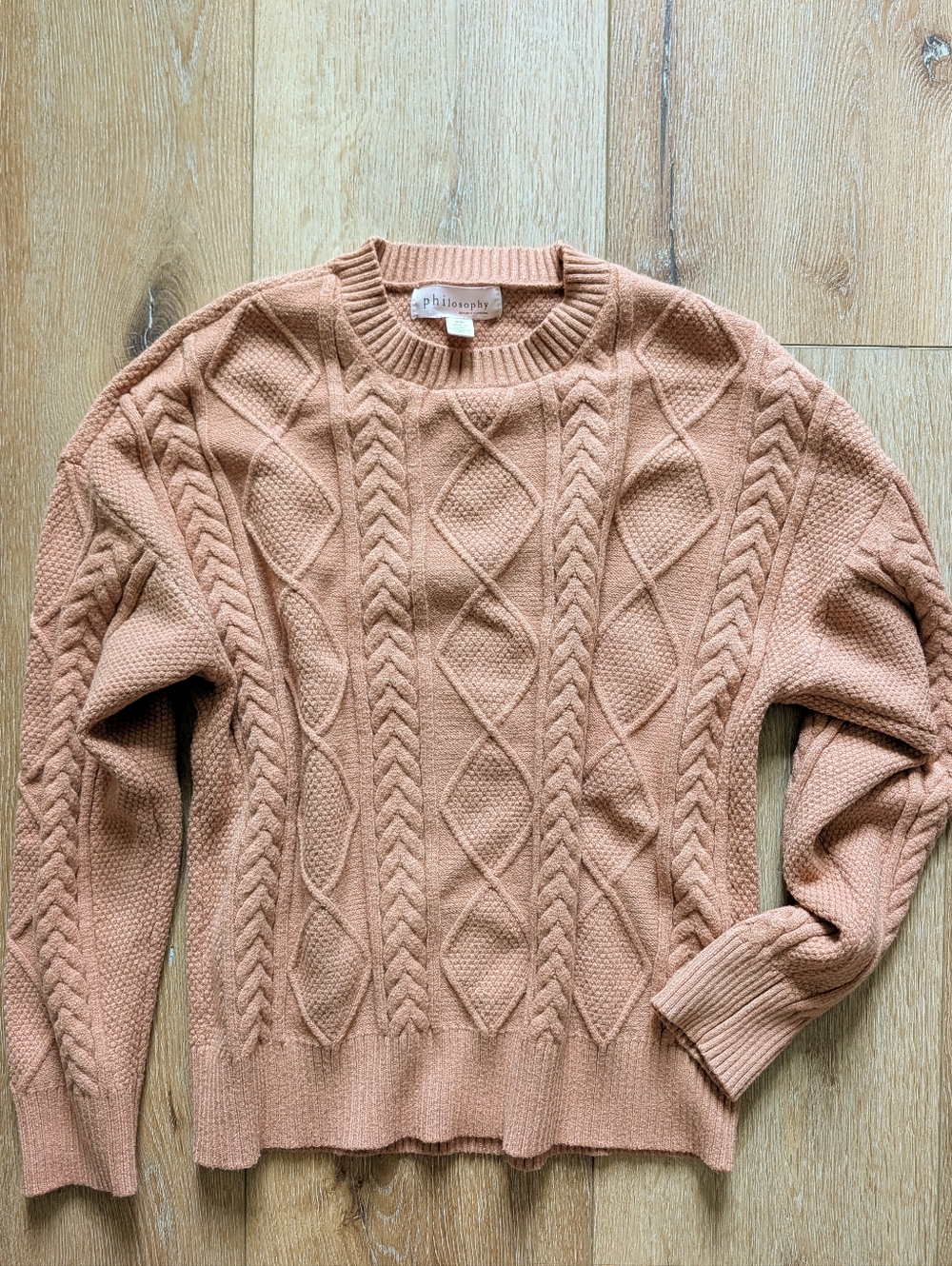 Philosophy Soft Camel Sweater Sz Medium